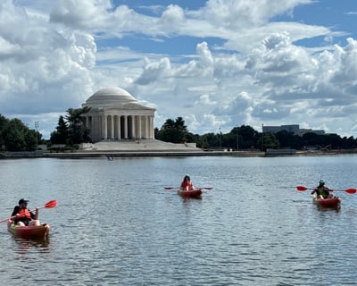 Single Kayak Rental at Tidal Basin