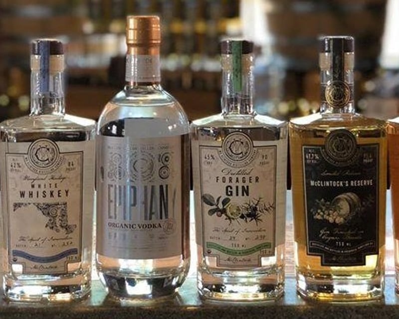 Organic Distillery Spirits Tasting in Frederick, MD