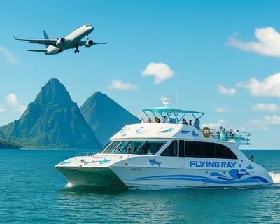 Scenic Airport Ferry Transfer in St. Lucia