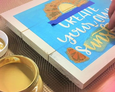 2-Hour Wood Sign Painting Class in Wilsonville