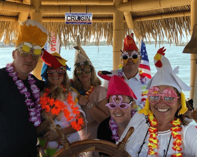 Private Tiki Boat Charter in Charleston
