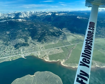 Mountain & River Flight Tour in West Yellowstone