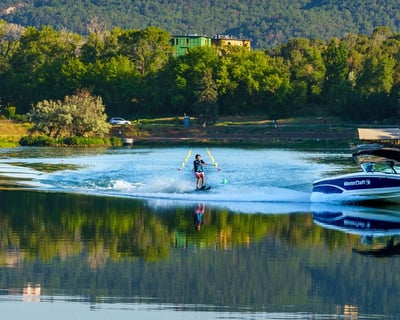 Private Lake Tow Sports Session in Carbondale