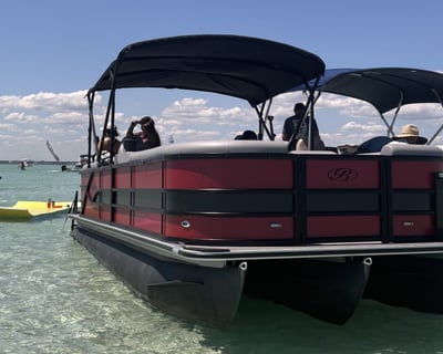 150-Horsepower Tritoon Charter at Crab Island