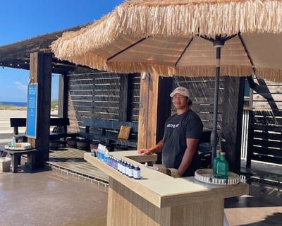 Ocean Mineral Foot Soak in Kailua Kona