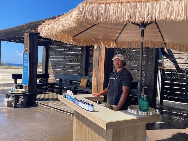 Ocean Mineral Foot Soak in Kailua Kona