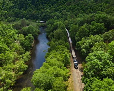 Ride a 2-Hour Open-Air Train in Blue Ridge