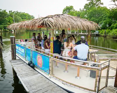 Private Tiki Boat Cruise from Nautilus Point
