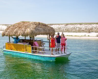 Destin Crab Island Private Tiki Cruise Aboard Lil' Kahuna