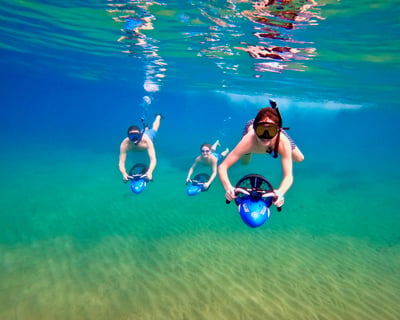 Sea Scooter Snorkeling Tour at Wailea Beach
