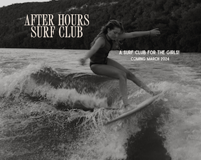 After-Hours Women’s Wake Surfing Club in Austin