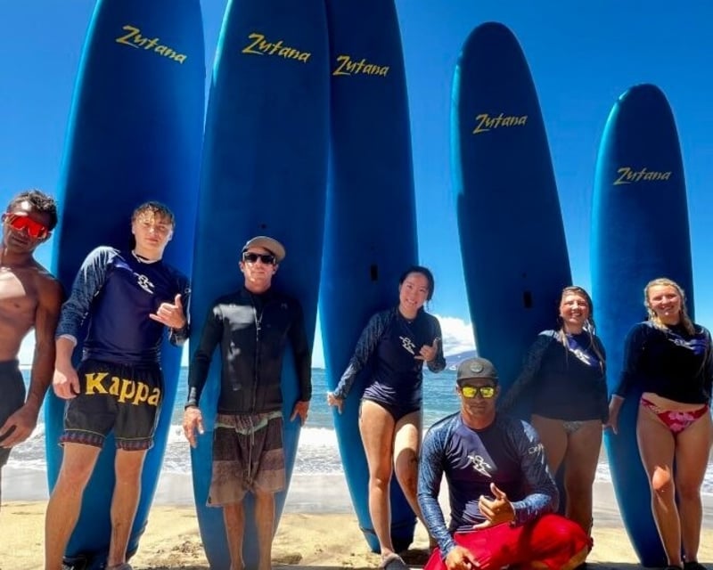 Group Surf Lesson in Lahaina with Hawaiian Watermen