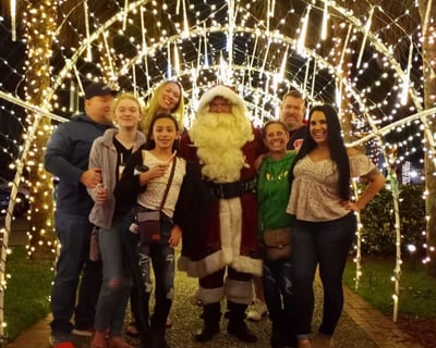 St. Augustine Nights of Lights Ride With Santa