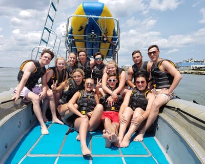 Banana Boat Ride in Ocean City with Photos