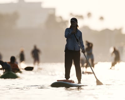 Sunset Paddle Cruise in Marina del Rey