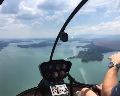 Fly a 16-Mile Helicopter Tour Over Douglas Lake