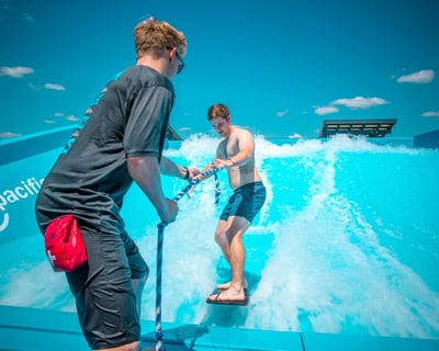 Surfing Session On The Proflow Surf Machine