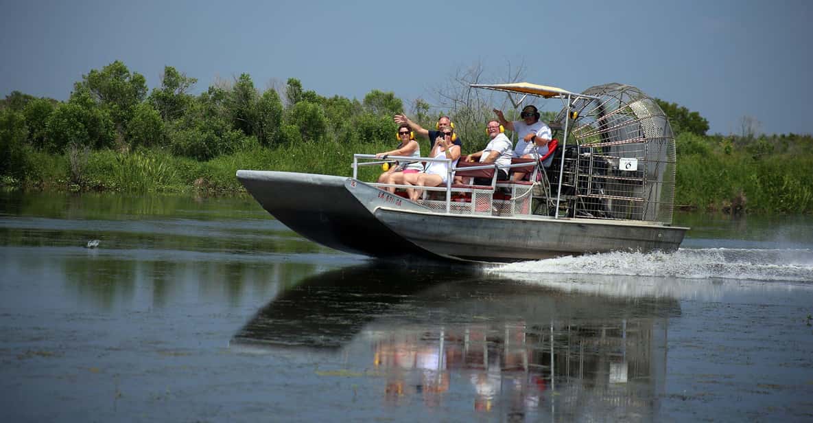 Small Airboat Swamp Tour of Louisiana Wetlands