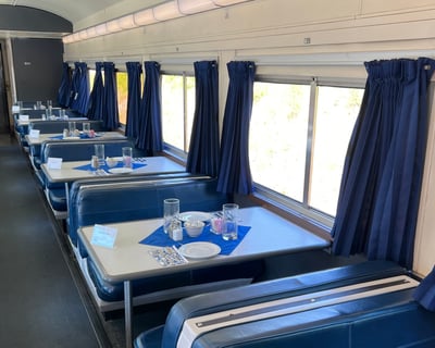 Sunset Dining Train Ride in Romney