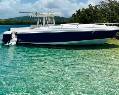37' Powerboat Charter in St. Thomas