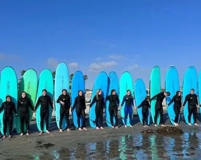 Large-Group Surf Lesson in Oceanside