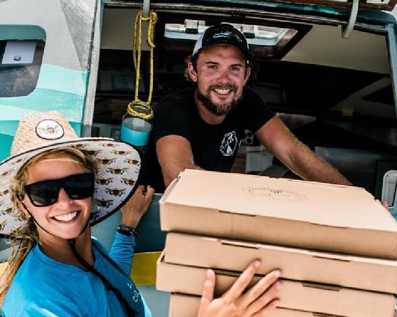 Catamaran Snorkel Sail with Pizza Pi Lunch in St. John