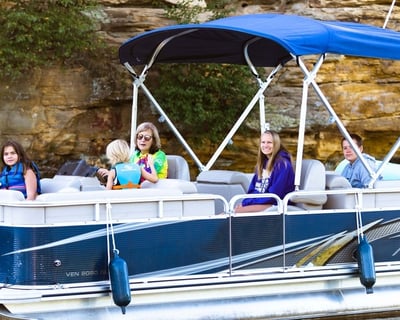 10-Person Pontoon Rental on Mirror Lake