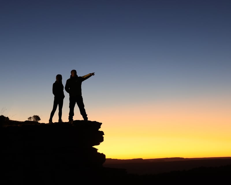 Guided Sunset Overlook Hike near Zion National Park