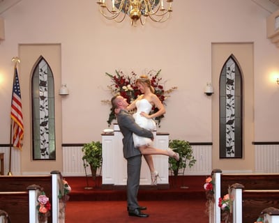Las Vegas Gold Wedding Ceremony