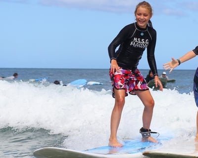 North Shore Surfing Lesson in Haleiwa