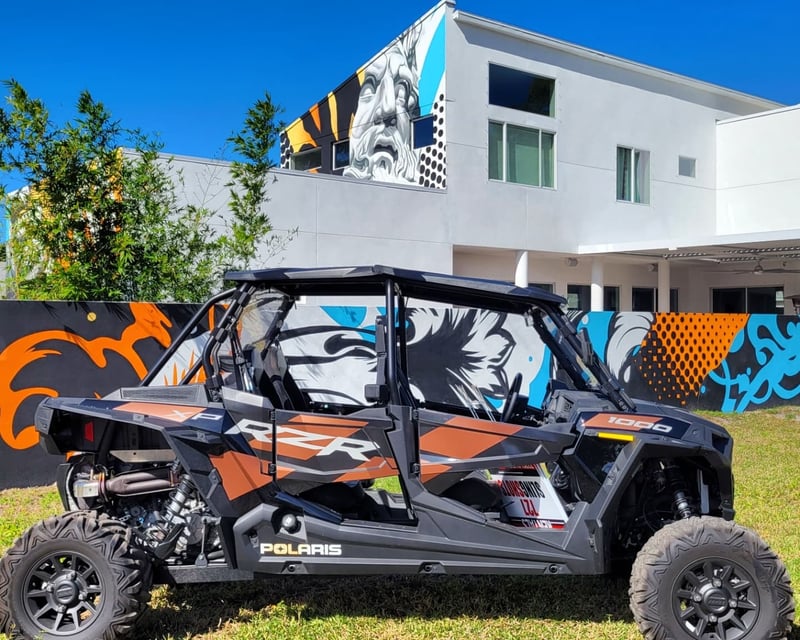 4-Seater Polaris RZR Side-by-Side Rental in St. Petersburg