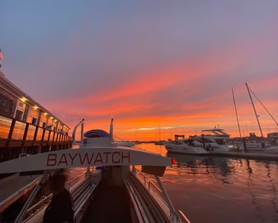 Cruise Newport Harbor at Golden Hour