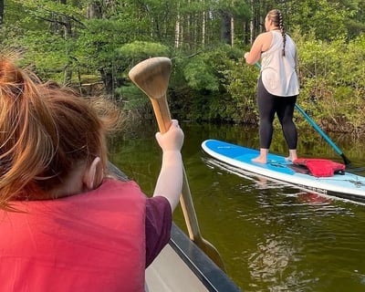4-Hour Private Dock Boat Rental on Sebago