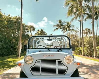 Blue Moke Rental in Jupiter