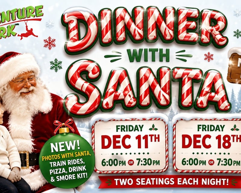 Dinner with Santa & Christmas Train Ride in Lubbock