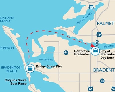 50-Minute Ferry From Bridge Street Pier to Bradenton