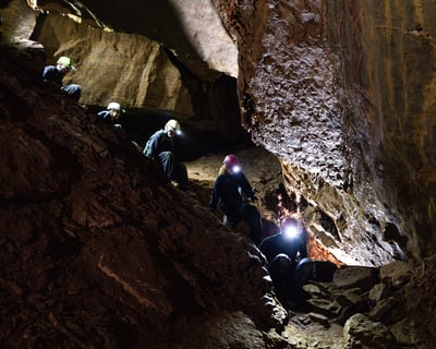 Explore Fountain Cave on a 2-Hour Caving Tour