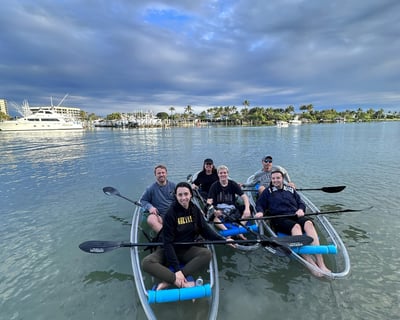 Private Clear Kayak Tour Through Jupiter Sandbars