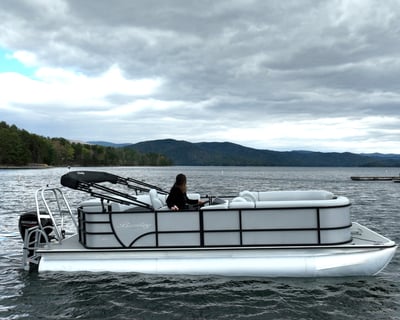 Double-Bimini Pontoon Rental in Salem
