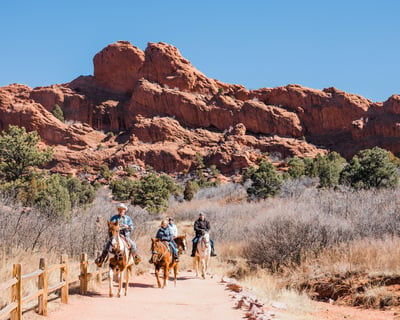 1-Hour Guided Horseback Ride in Garden of the Gods