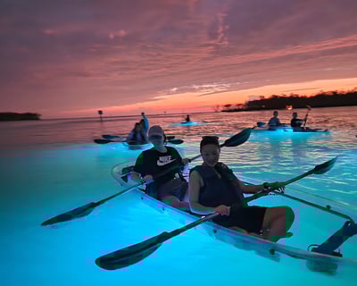 Naples Sunset and Glow Clear Kayak Tour