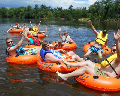 Wisconsin River Tubing Float