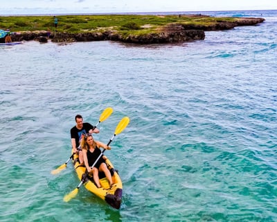 Kailua Bay Self-Guided Kayak to Popoia Island