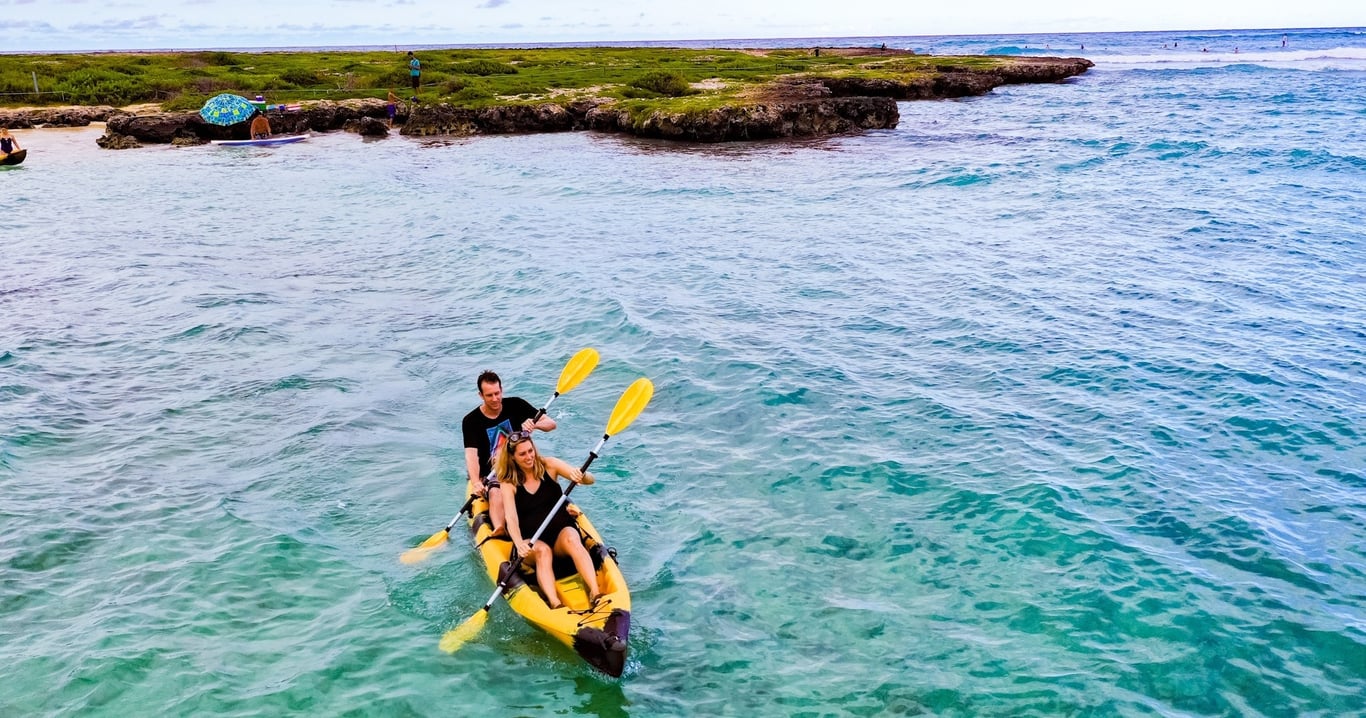 Kailua Bay and Popoia Island Self-Guided Kayaking