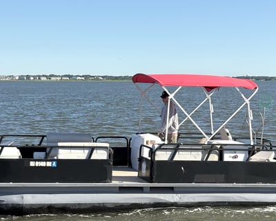 24' Fishing Pontoon Rental in Ocean City