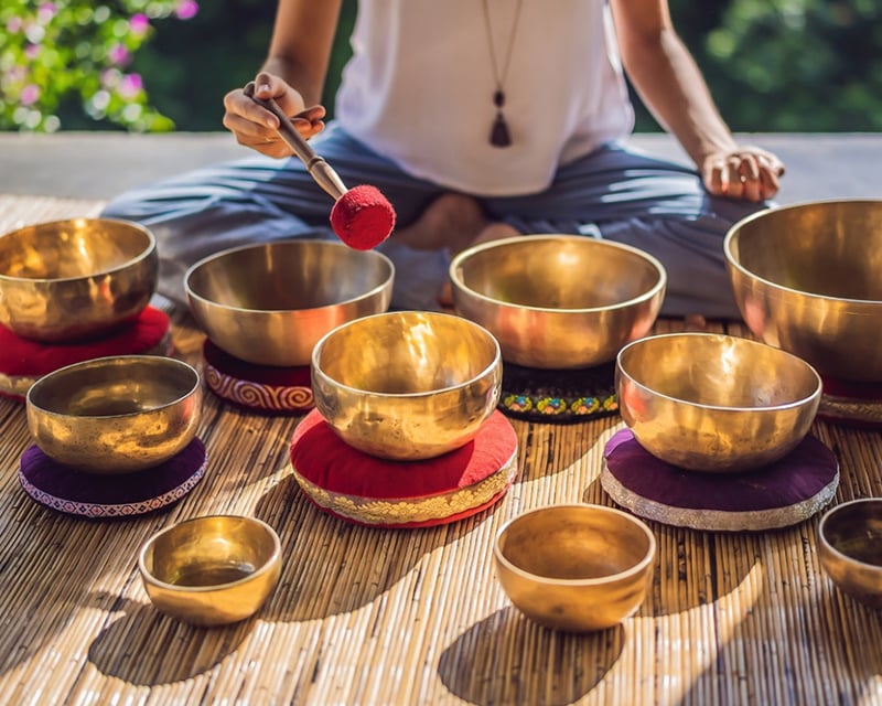 Crystal Singing Bowl Sound Bath Near Bryce Canyon