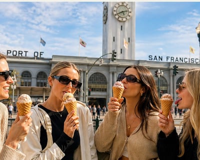 Guided Ice Cream Walking Tour in San Francisco