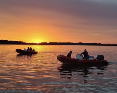Sunset Mini Boat Dolphin Tour in Hilton Head