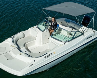 Rent a Hurricane Sundeck Boat in Mission Bay