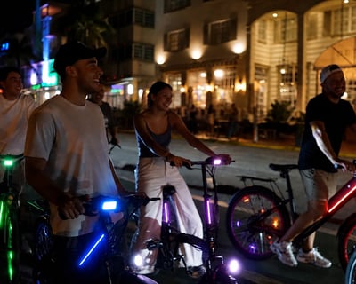 South Beach Night Guided E-Bike Ride